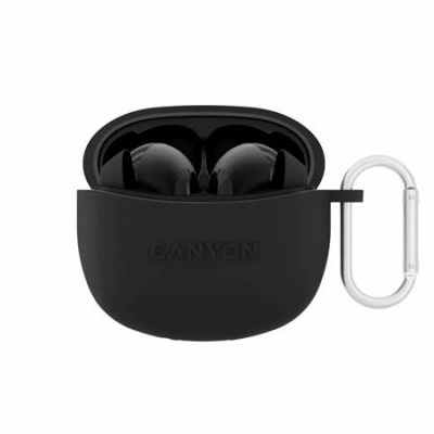 Fülhallgató, TWS vezeték nélküli, Bluetooth 5.3, CANYON "TWS-5", fekete